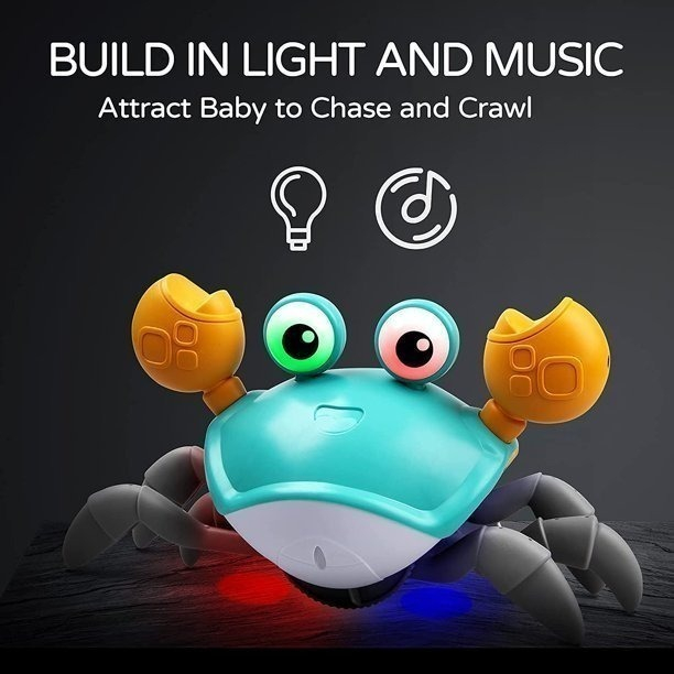 Gift #crawling Brinquedo Do Bebê Do Caranguejo Com Música - Imagem 4
