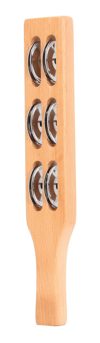 Mouse De Alça De Madeira Bell Stick Hand Jingle - Imagem 3