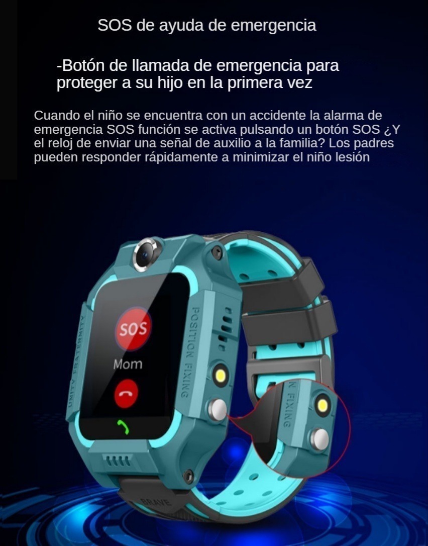 Smartwatch Infantil Com Câmera Rotativa Permeável - Imagem 4