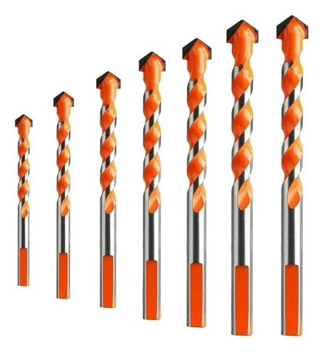 Conjunto De Brocas De Perfuração De Diamante Multi-material - Imagem 3