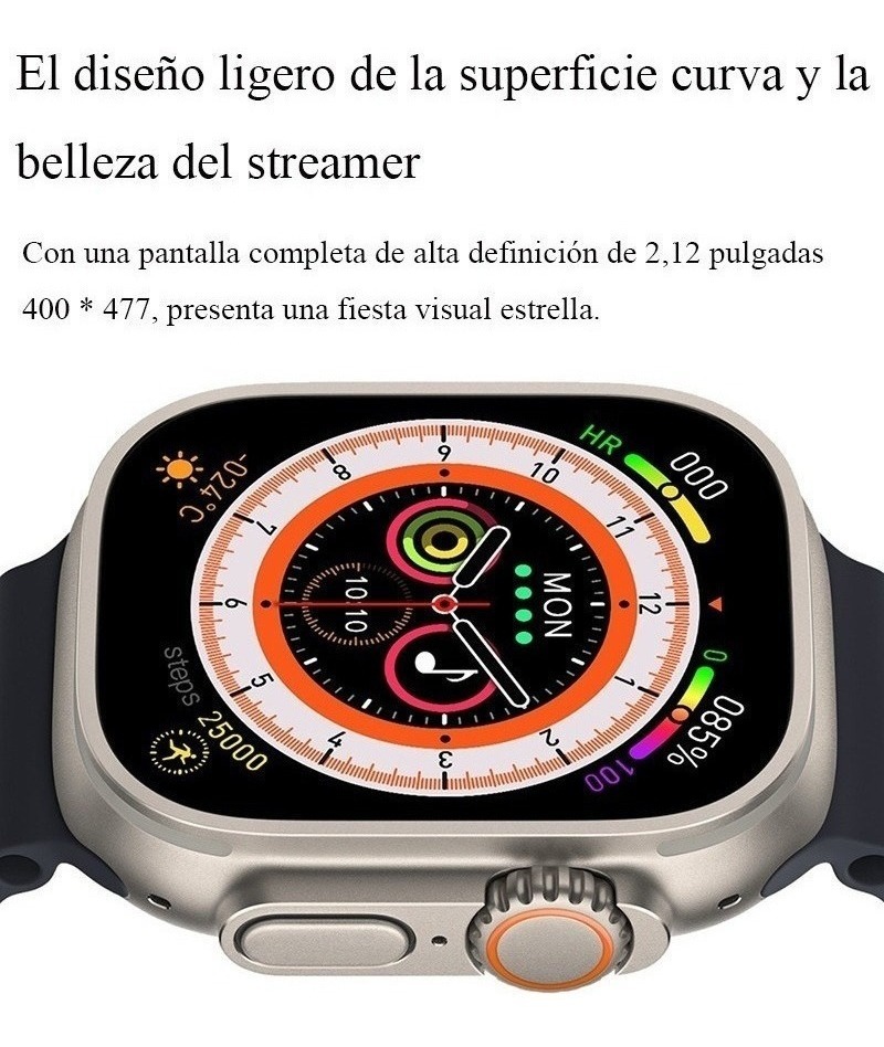 Hk8 Pro Max Smart Watch Amoled Nfc Ip68 Waterproof - Imagem 9