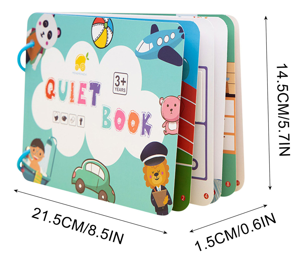 Montessori Livro Ocupado Para Crianças Para Aprender Habilid - Imagem 4