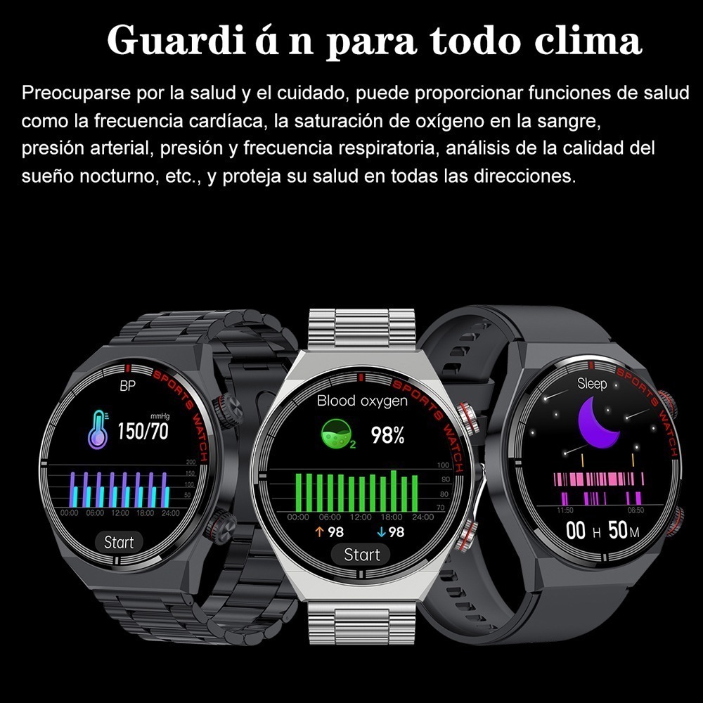 Novo Smartwatch Bluetooth Call, Moderno, Masculino, - Imagem 6