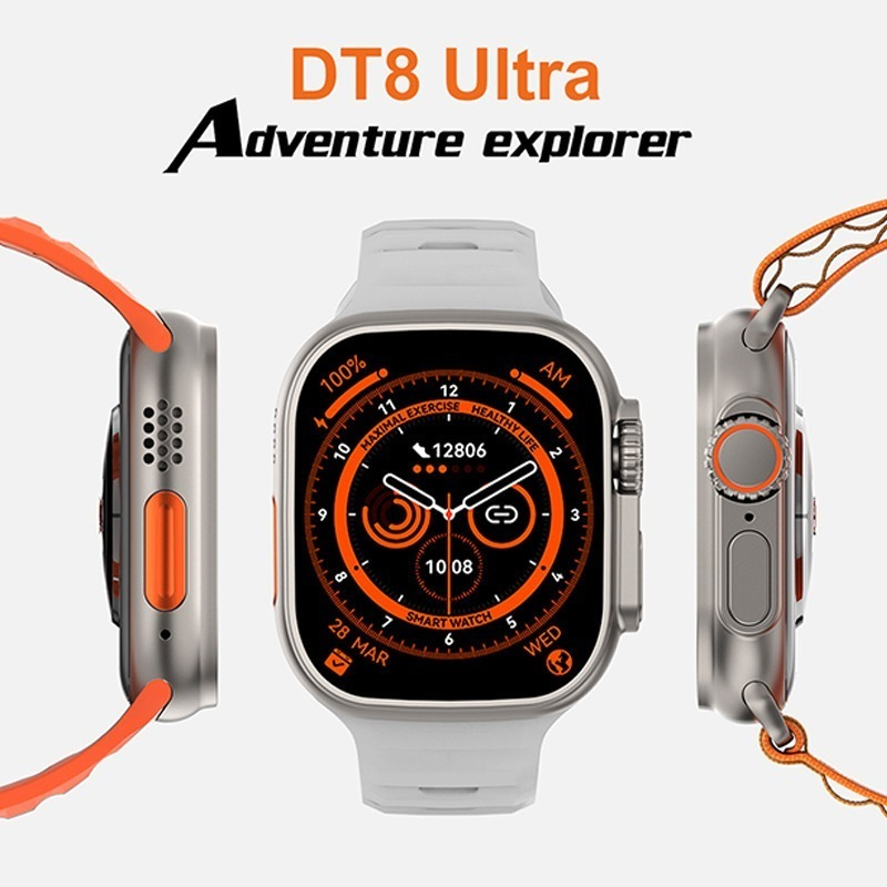 Relógio Ultra Inteligente Dt8 Com Câmera Bluetooth Nfc 1p - Imagem 8