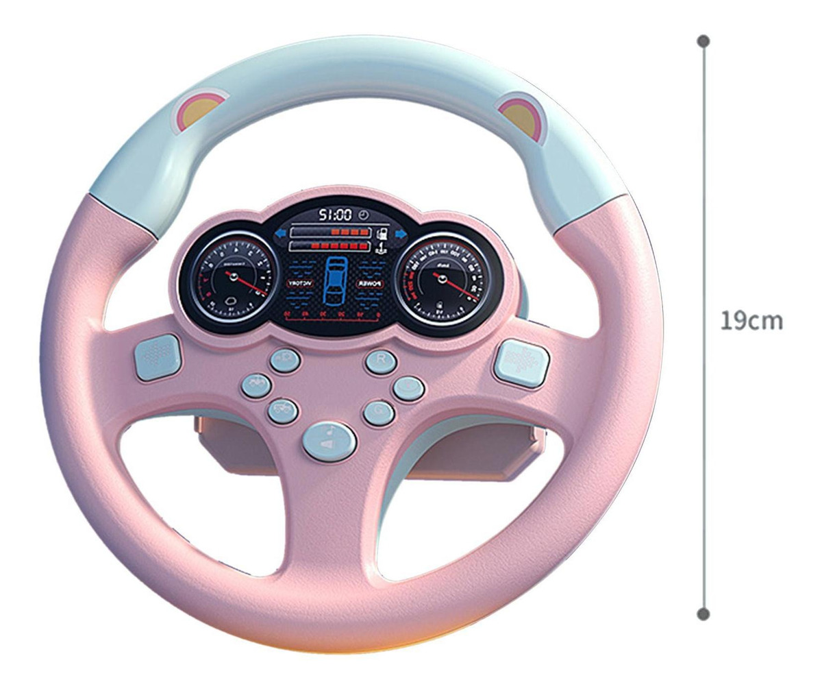 Brinquedo Infantil De Simulação De Volante De Carro Com - Imagem 17