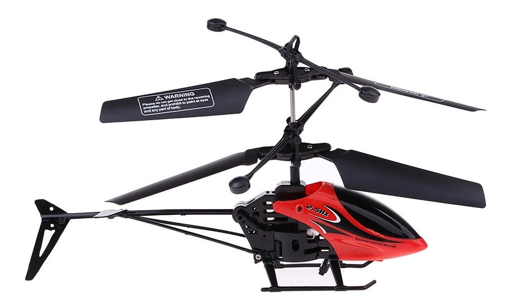Helicóptero De Controle Remoto Preto De 2 Canais - Imagem 2