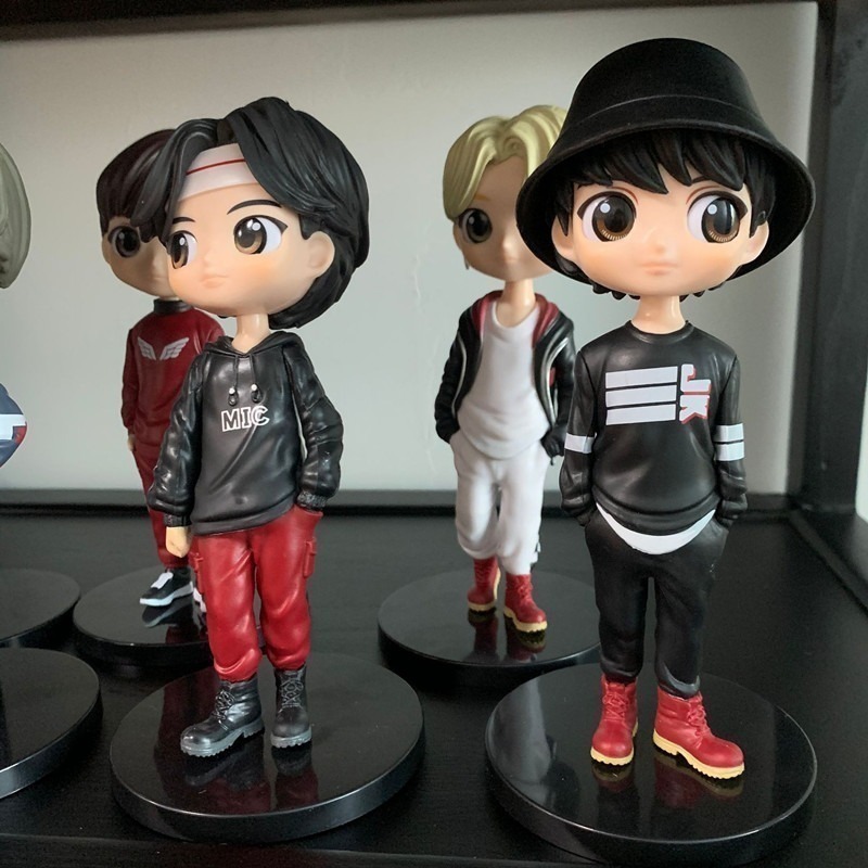 7 Unidades/conjunto Bangtan Boys Groups Action Figures Bts T - Imagem 5