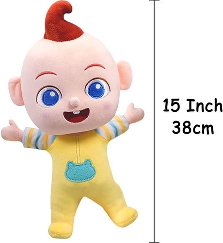 Boneca De Pelúcia Cocomelon Super Jojo Brinquedo Infantil
