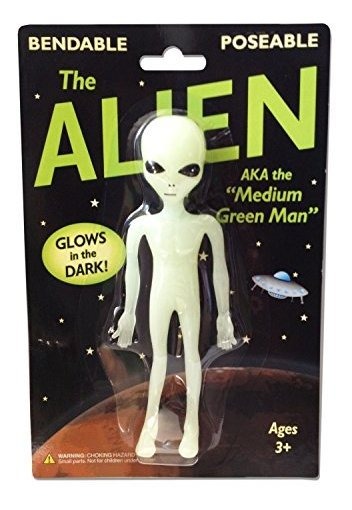 Brinquedos Fora Da Parede Alien Glowinthedark 6 Dobrável