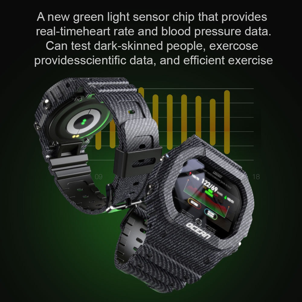 Smart Watch Ocean Pro Iwo Notificação De Rede Social - Imagem 9