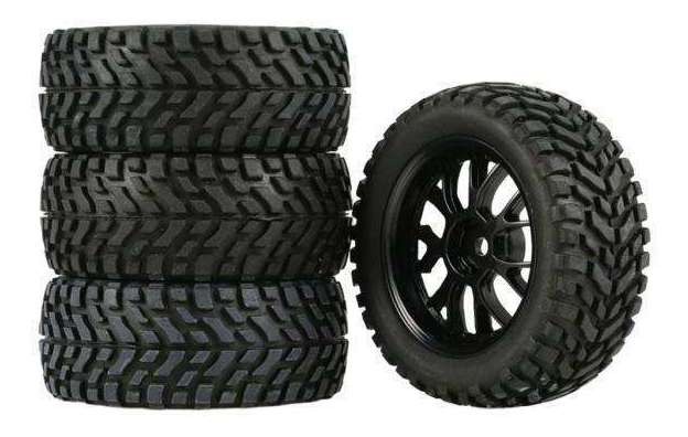 Conjunto De Aro De Pneu 2x Rc Para Wltoys 144001