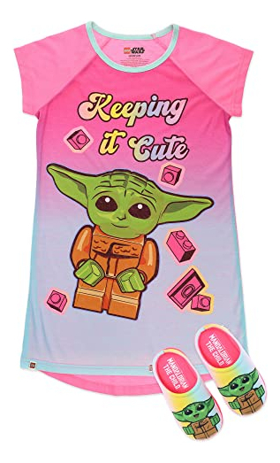 Camiseta De Dormir Lego Star Wars Para Bebês Yoda