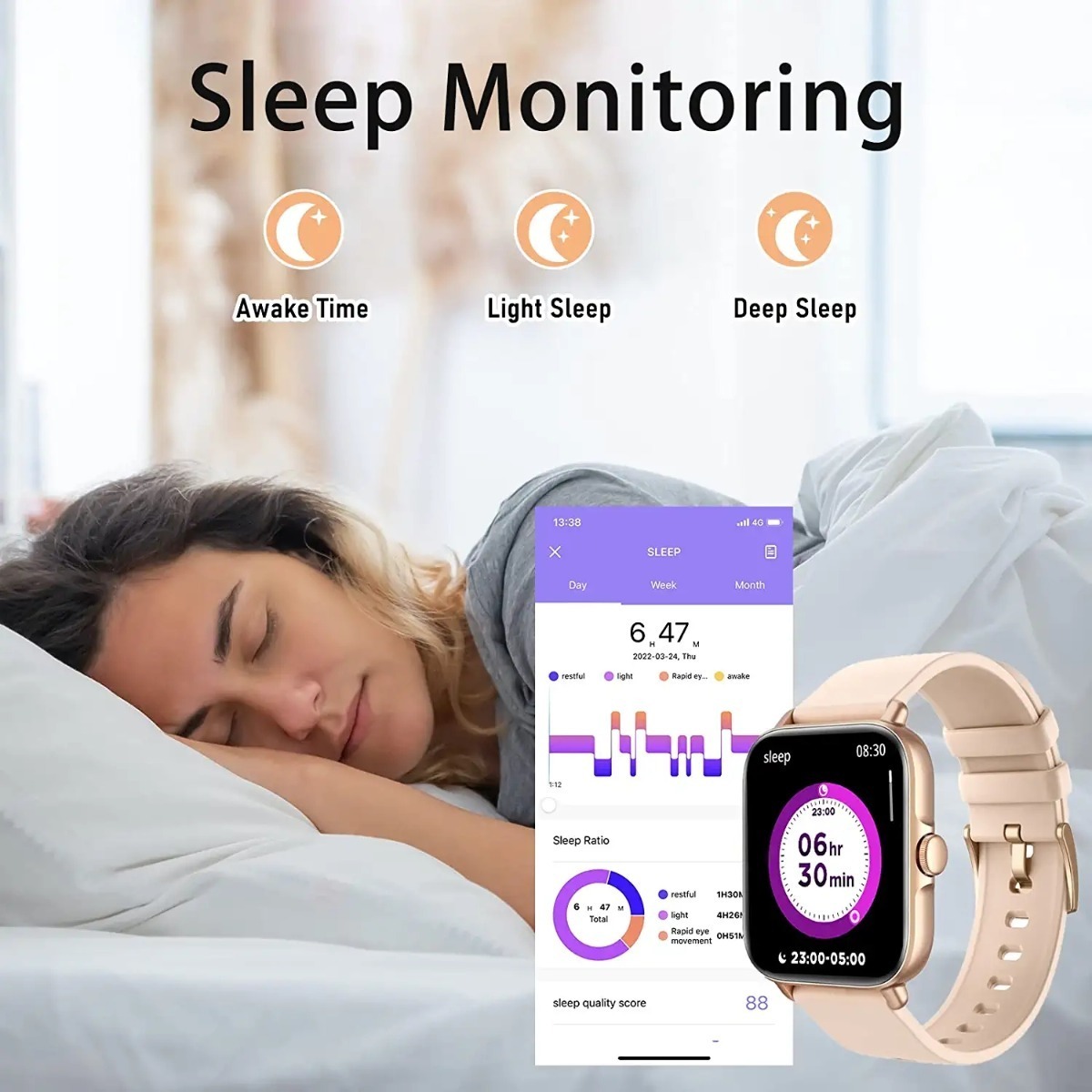 Smartwatch Para Homens E Mulheres (recepção De Cham - Imagem 23