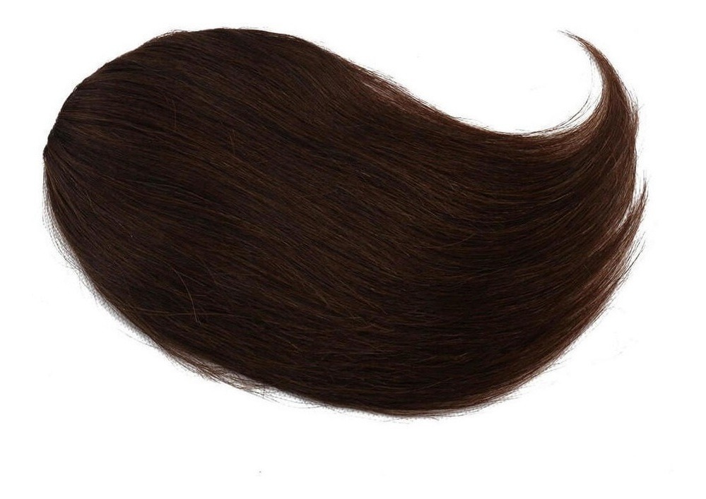 Peruca Cabelo Humano Virgem 20cm Franja - Imagem 10