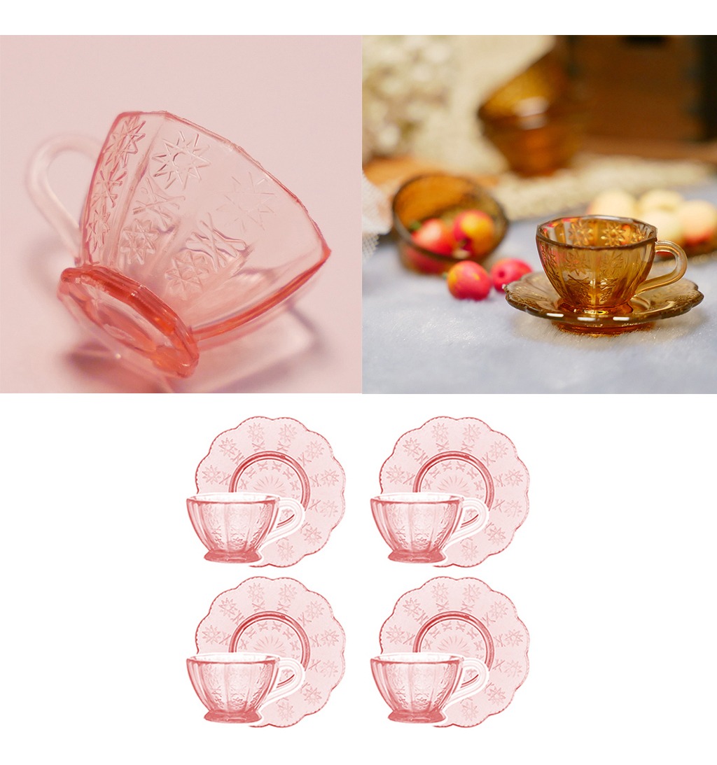 8 Unidades 1:12 Dollhouse Miniatures Tea Chá Set Copos De Ág - Imagem 29