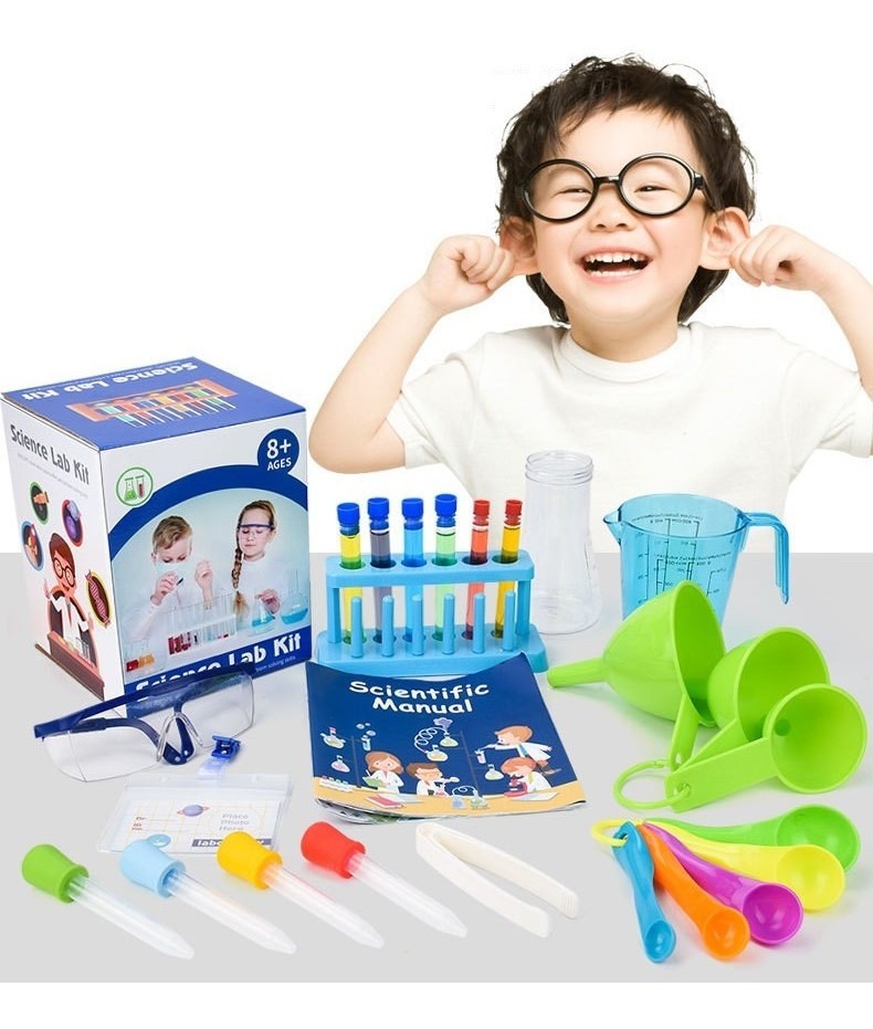 Ciência Experiência Terno Cabolsa Diy Cientista Infantil - Imagem 2