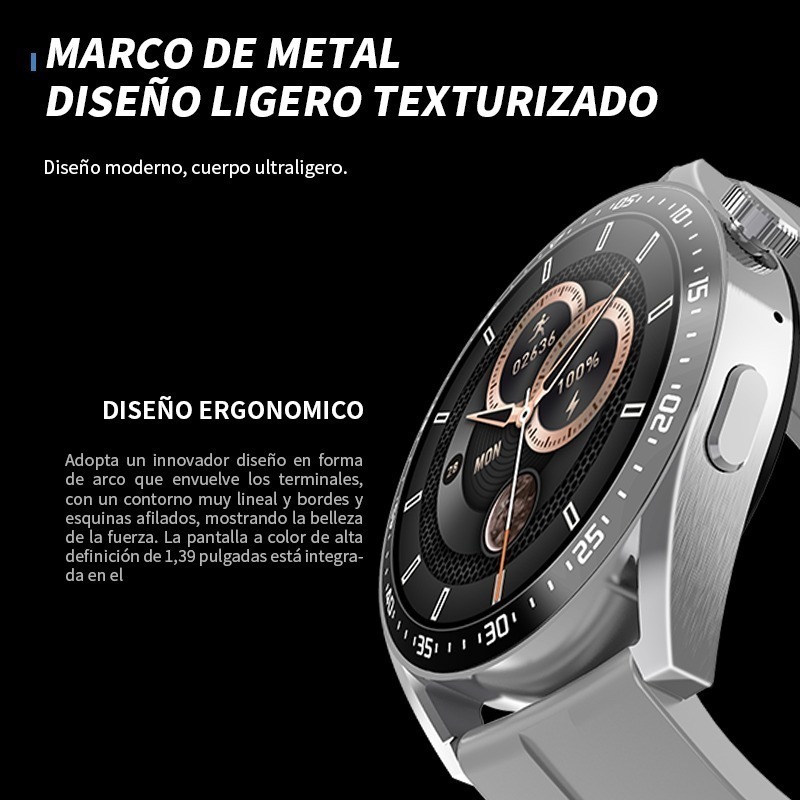 Novo Smartwatch Hw28 Bluetooth +nfc+phone, Verde - Imagem 3