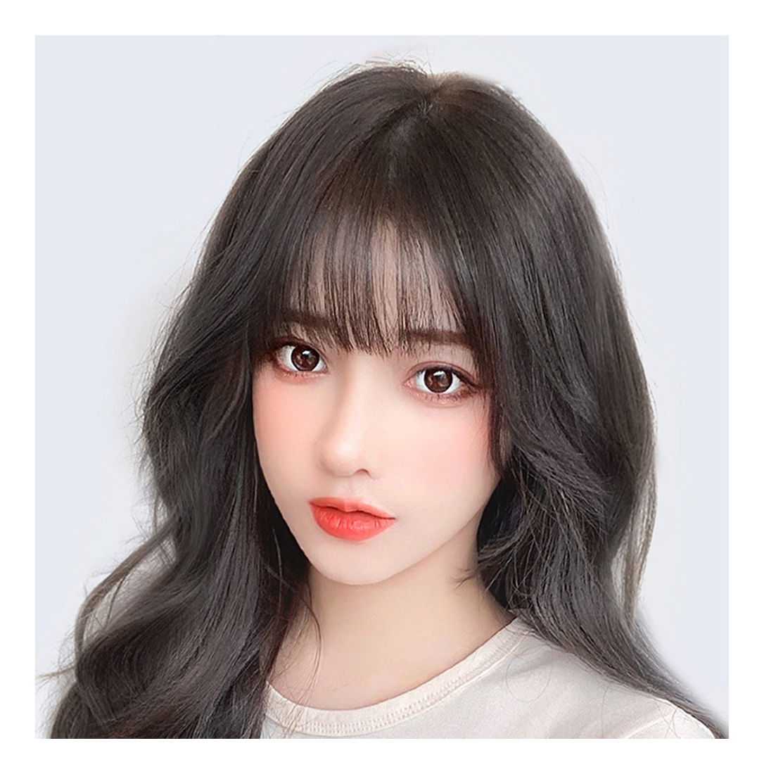 Peça De Peruca, Peça De Cabelo Feminina, Invisível Com Franj - Imagem 3