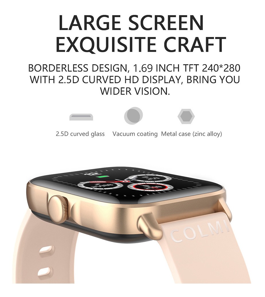 Relogio Smartwatch Inteligente Colmi P28 Plus Faz Chamadas - Imagem 5