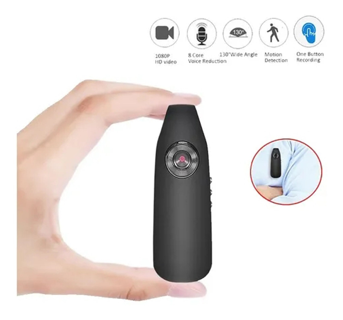 Full Hd 1080p Mini Dv Câmera Wearable Body Bike Camcorder