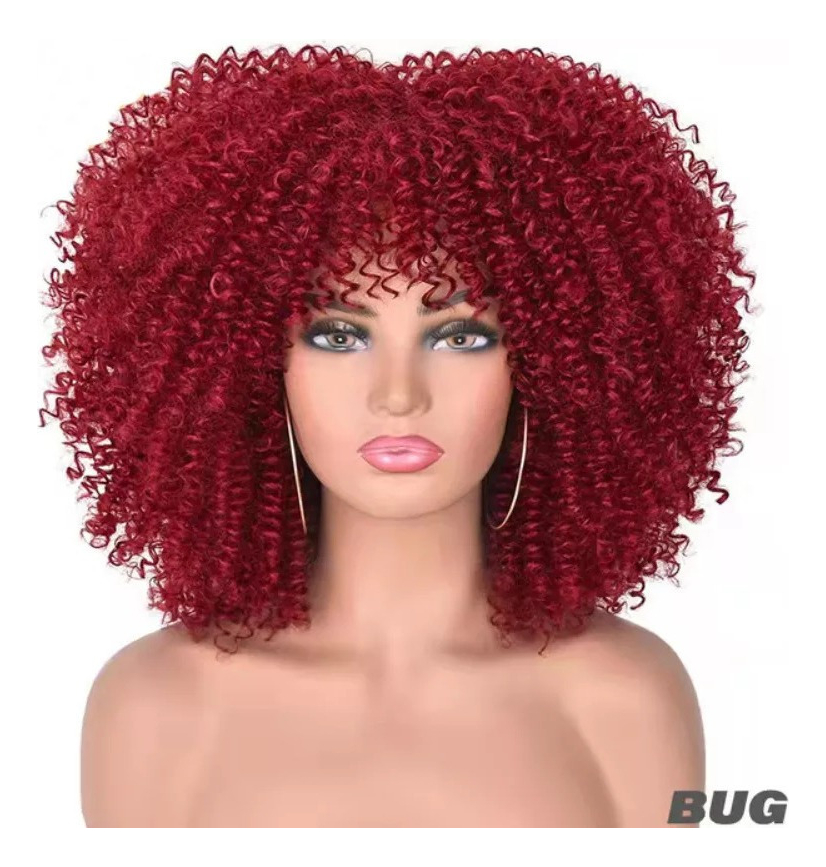 Peruca Peruca Afro Cacheada Para Uso Diario - Imagem 26