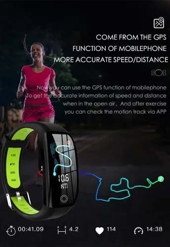 Pulseira Inteligente Gps F21 Fitness Tracker 1,14 Pulseira - Imagem 9