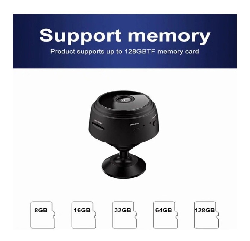 Mini Câmera De Segurança Wifi Externa Micro Espia Tempo Real - Imagem 7