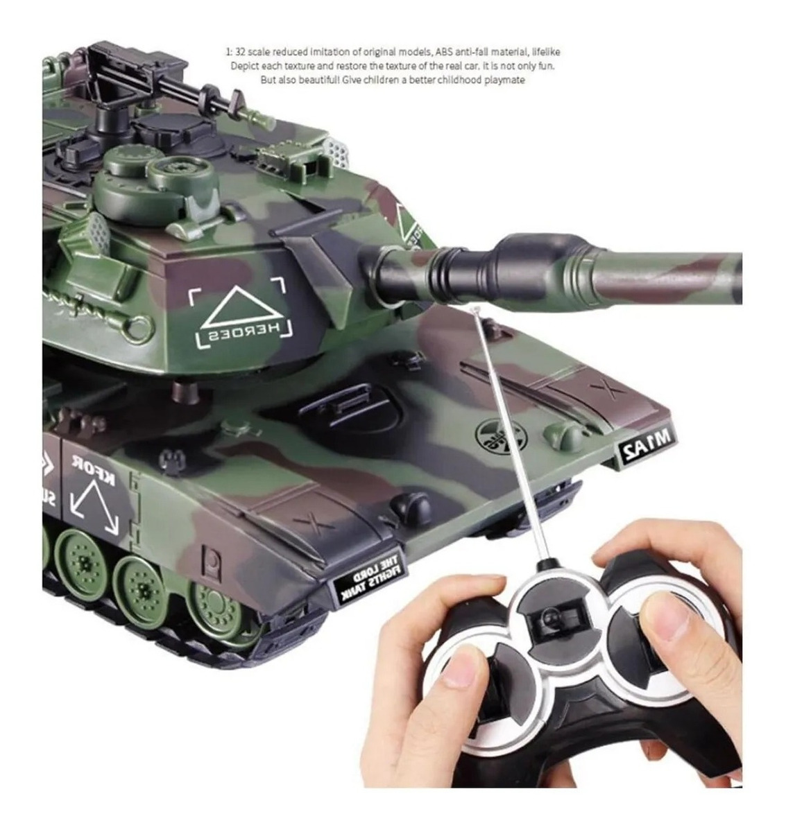 Modelo De Carro De Brinquedo Interativo De Tanque De Batalha - Imagem 5