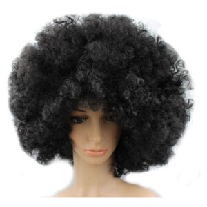 Perucas Coloridas, Peruca Preta, Afro, Encaracolado, Cabelo
