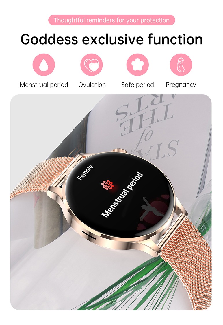 X1 Smartwatch Para Mulheres Touch Screen Fitness - Imagem 6