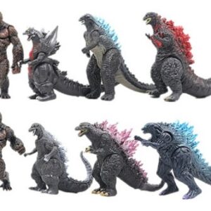 King Kong Vs Godzilla 8 Peças Boneca Infantil Brinquedos Bon