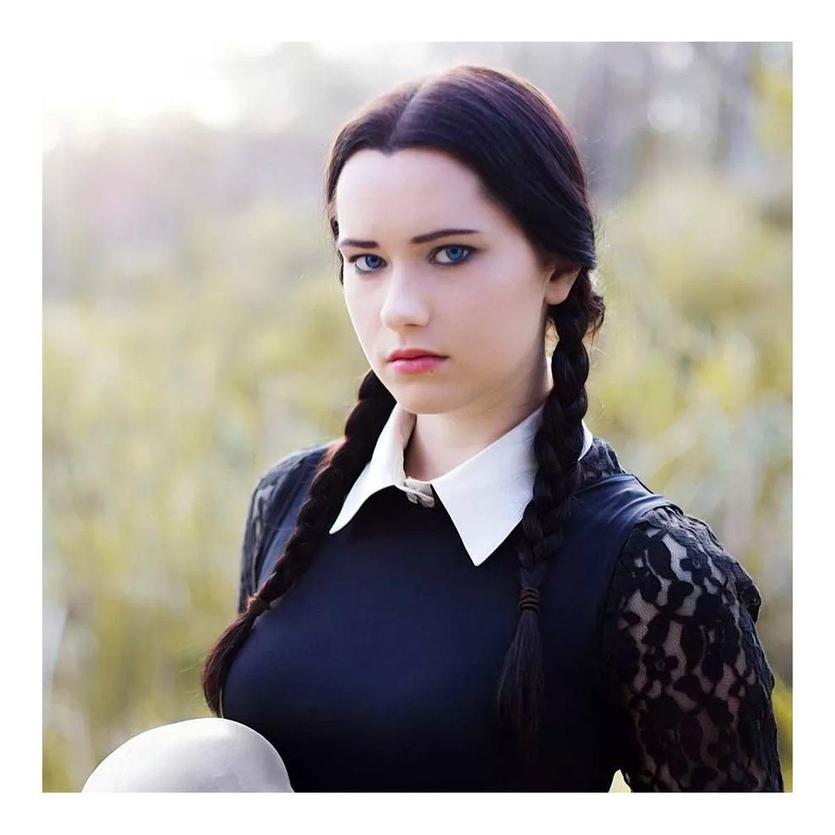 Traje De Dança Merlina/perucas De Cosplay Wednesday Addams - Imagem 9