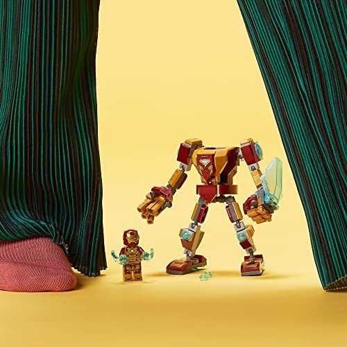 Edifício Lego Marvel Iron Man Mech Armor 76203 - Imagem 6