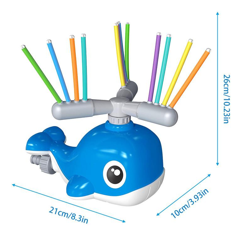 Aspersor De Água Spinning Whale Para Crianças, Brinquedo De - Imagem 6