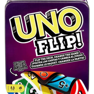 Jogo De Cartas Da Família Uno Flip Com 112 Cartas Em Uma Lat