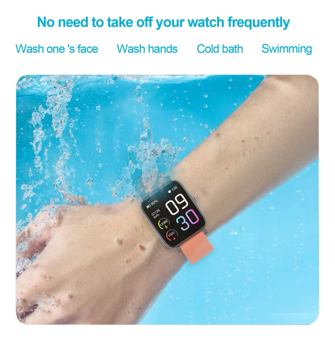 Mini Smart Watch Fitness Follow-up Para Homens E Mulheres, 1 - Imagem 6