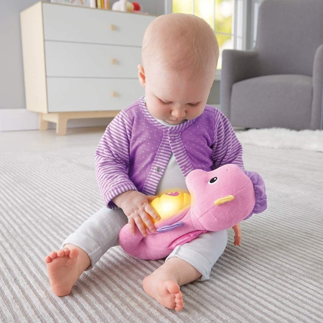 Fisherprice Soothe Amp Glow Seahorse Rosa Brinquedo - Imagem 2