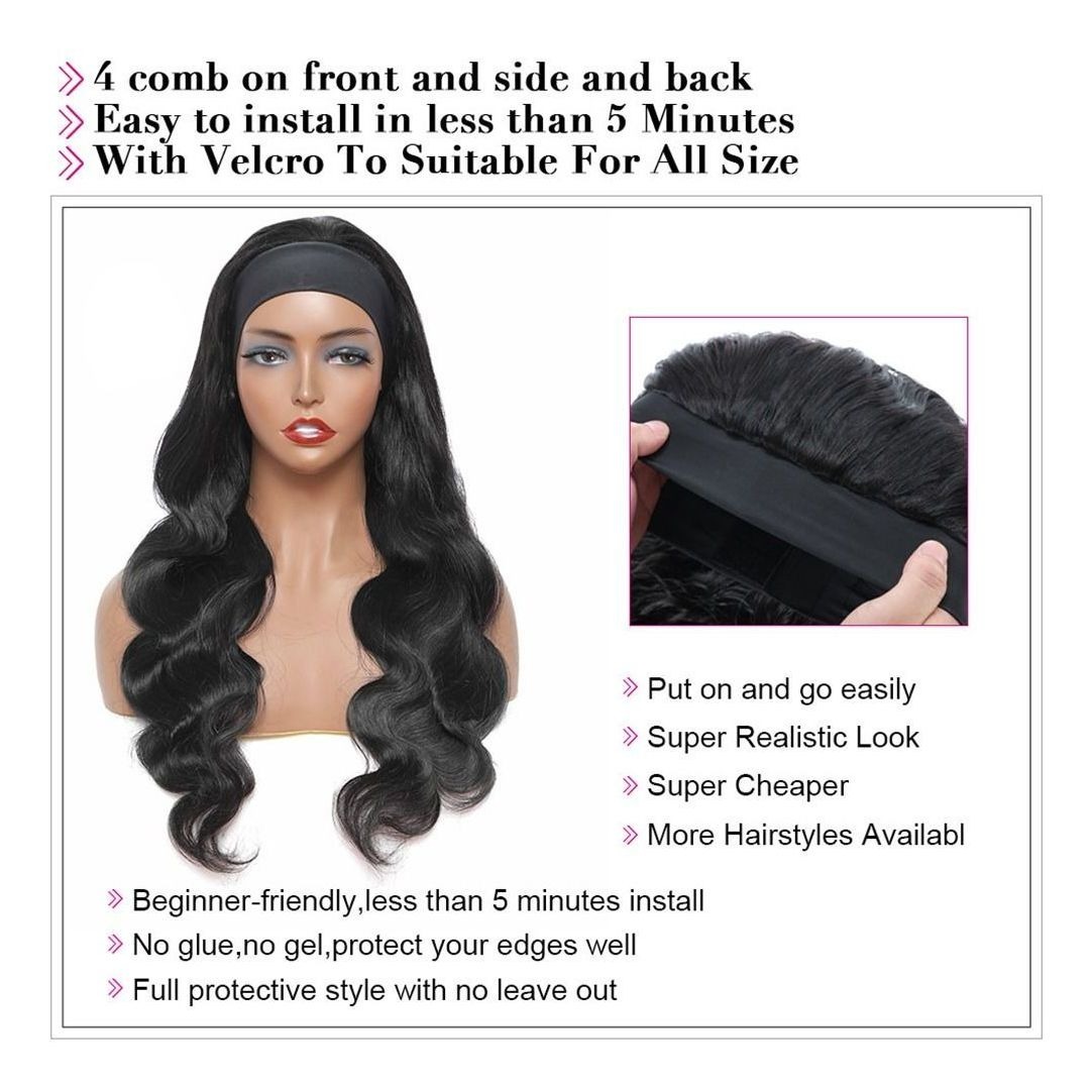Faixa De Cabeça Peruca Hairband Wighigh Quality Fashion Wome - Imagem 18