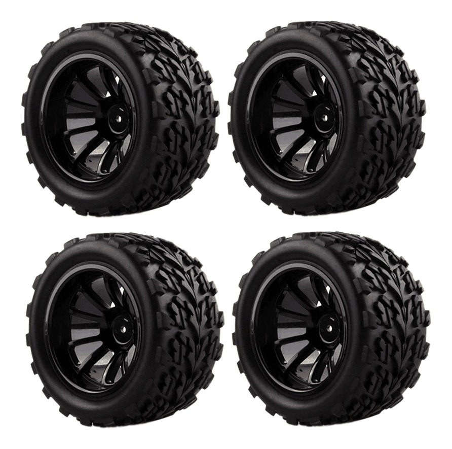 4 Peças Rc Car 1/10 Racing Wheel Rim Pneus Para 1/10 Hsp - Imagem 7