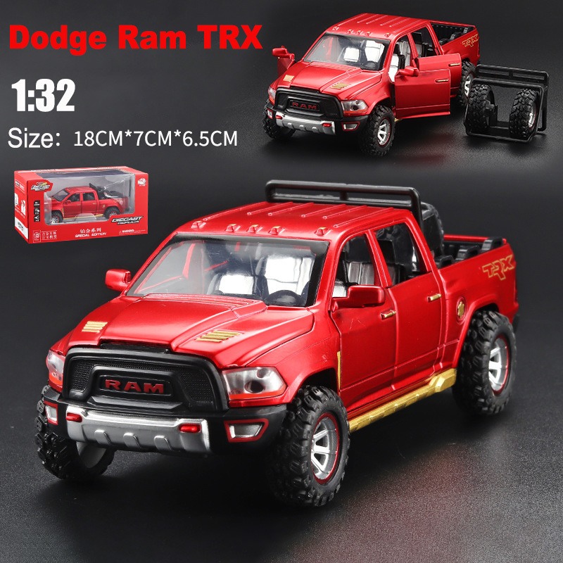 Modelos De Carros De Liga Leve Dodge Ram Trx 1:32 - Imagem 22