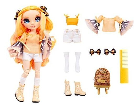 Boneca Rainbow High Escola Jr. Poppy Rowan - Imagem 2