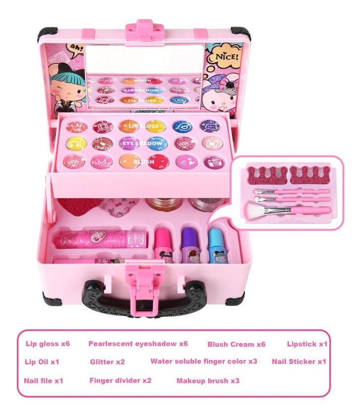 Mala De Maquiagem Completa Infantil - Imagem 5