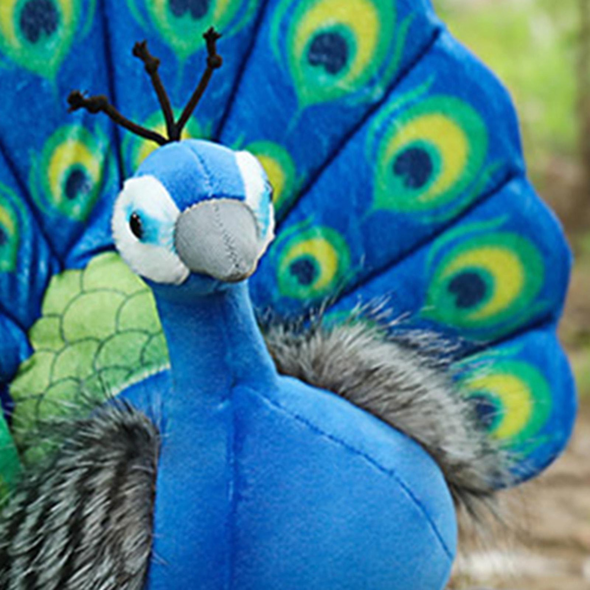 Simulação Suave Boneca Animal Pelúcia Pp Algodão Pavão - Imagem 7