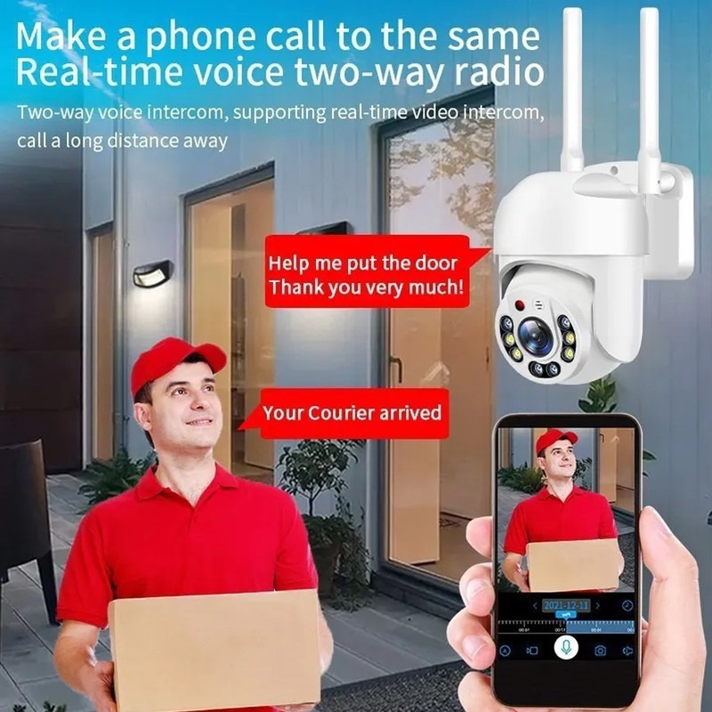 Camera Ip Inteligente Lampada Panoramica Wifi E Espiã 5g - Imagem 5