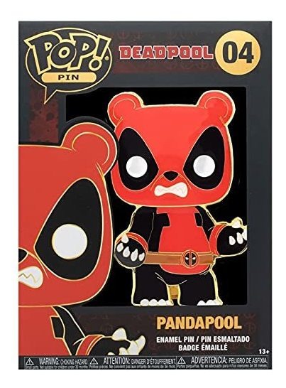 Alfinete Funko Pop Marvel De 7,6 Cm | Panda Deadpool - Imagem 2