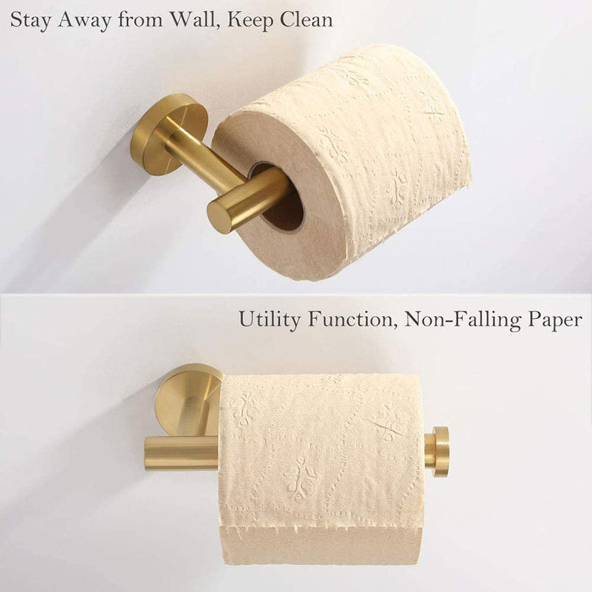 Suporte De Rolo De Papel Perfurado Para Banheiro - Imagem 8