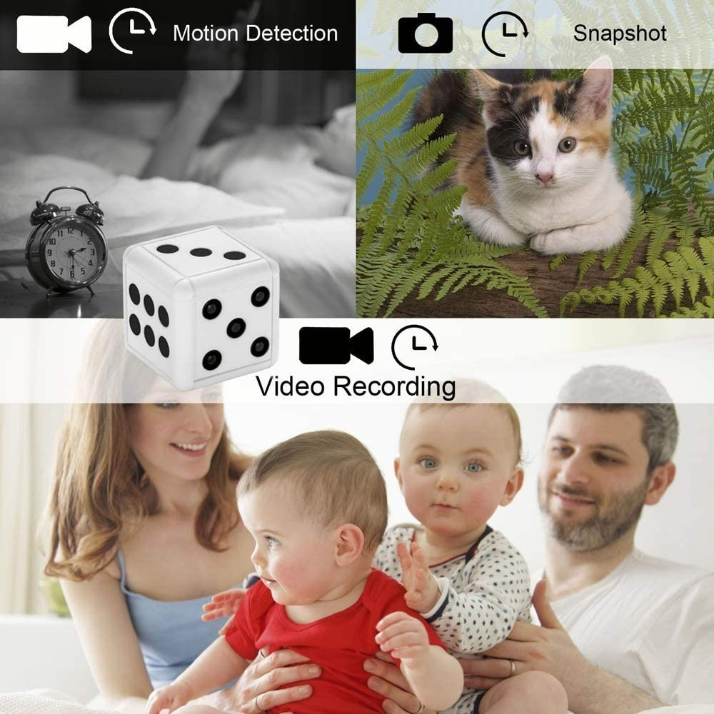 Mini Spy Camera 1080p Câmera De Babá Sem Fio Portátil - Imagem 6