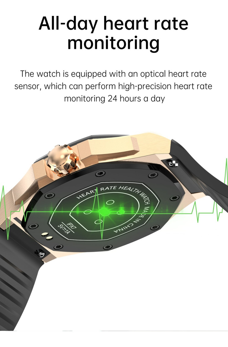 Smartwatch Relógio Kumi Gw20 Caixa Metal Ipx7 À Prova D'água - Imagem 7