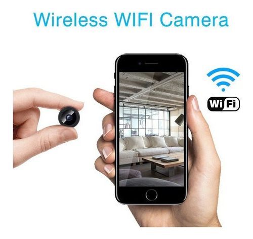 Mini Câmera Espiã A9 Wifi Monitoramento E Segurança