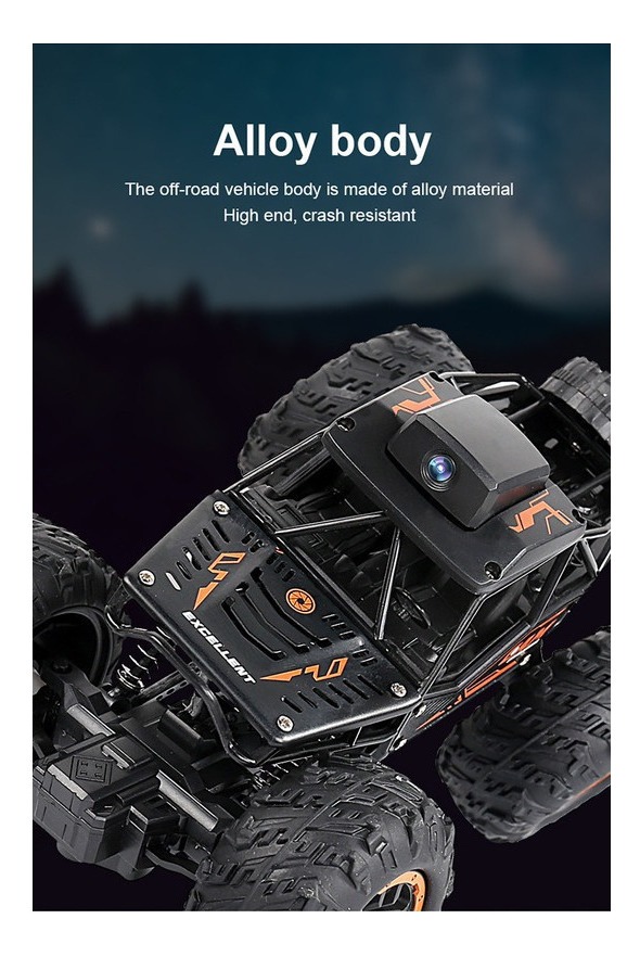 Carrinho Controle Remoto Rock Crawler Off Road Câmara Hd - Imagem 6